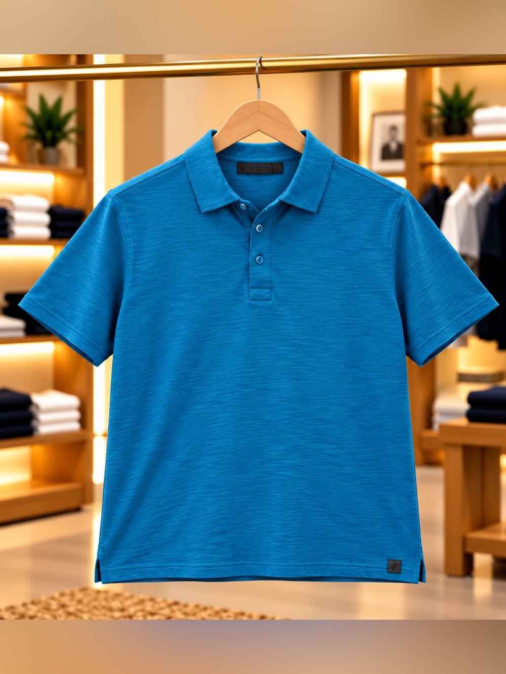 G/FORE Cotton Polo in Blue XL